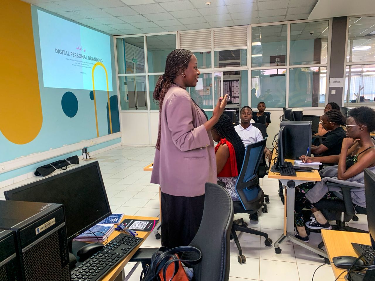 Cyber safety training session
